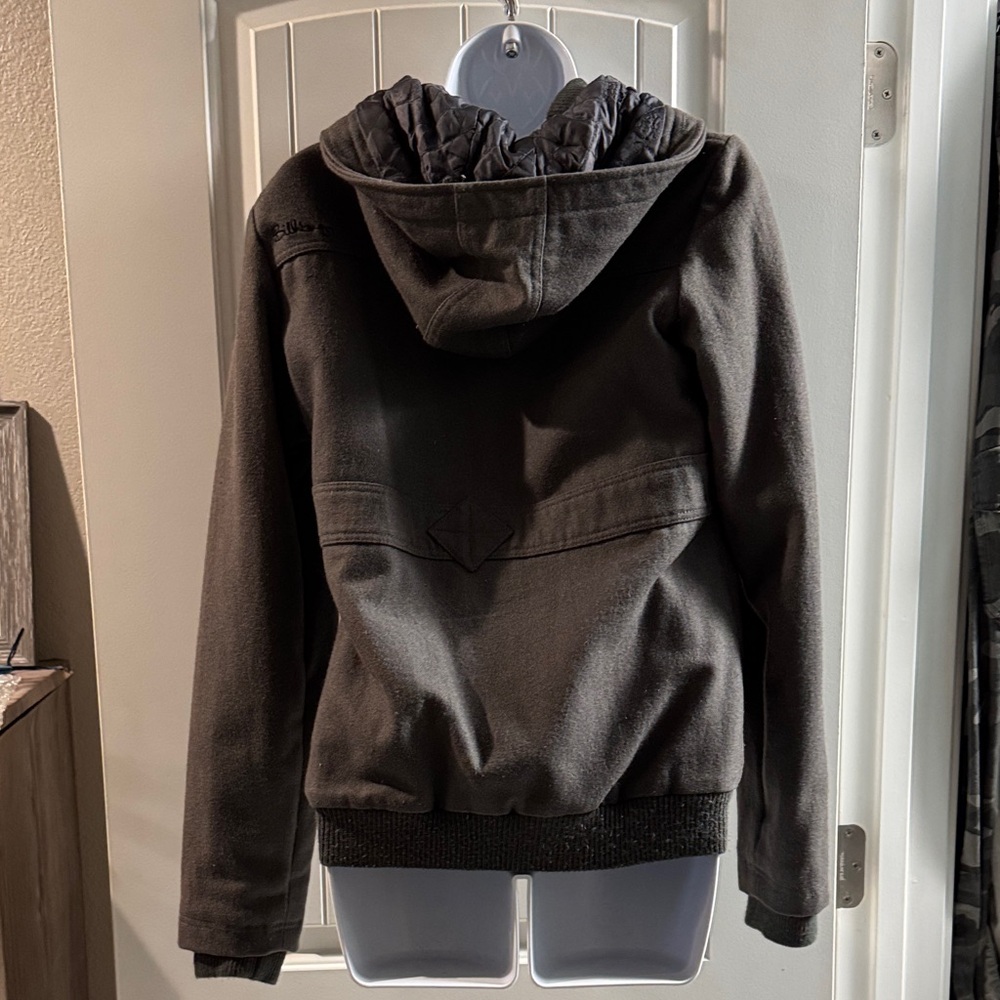 Gray Toggle Hooded Jacket - image 3